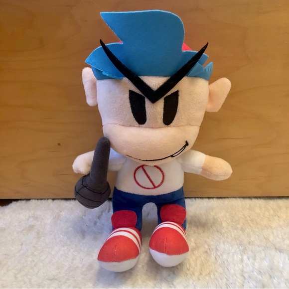 Friday Night Funkin Plush, Boyfriend and Girlfriend. Exxcellent condition. - Picture 4 of 7